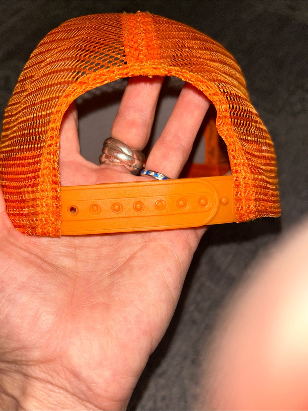 Prana Trucker Hat Pink Orange - Picture 9 of 9